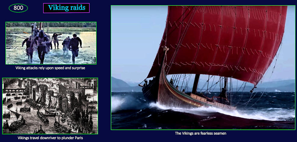 Viking raids, 800s AD